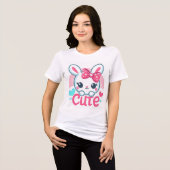 "Sweet Bunny Liebe Top" Tri-Blend Shirt (Vorderseite voll)