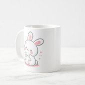 Sweet Bunny mit Woodland Whimsy Kaffeetasse (Vorderseite Links)