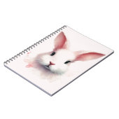 Sweet Bunny : Pastel Pink Spiral Notebook Notizblock (Linke Seite)