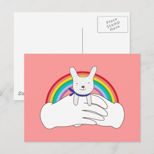 Sweet Bunny Postkarte (Vorne/Hinten)