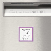 Sweet Bunny Rabbit, Niedlicher Frühling oder Oster Magnet (In Situ (Geschirrspüler))