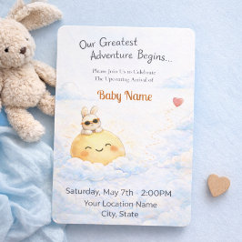 Sweet Bunny Sun Celebration Style Einladung