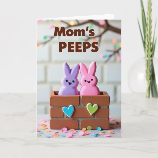 Sweet Bunny Treat Greeting Card Karte (Vorderseite)
