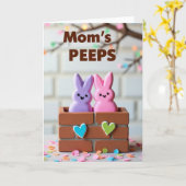 Sweet Bunny Treat Greeting Card Karte (Gelbe Blume)