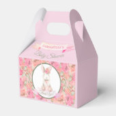 Sweet Bunny Watercolor Blume Kinderdusche Geschenkschachtel (Vorderseite)