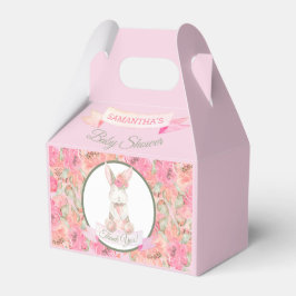 Sweet Bunny Watercolor Blume Kinderdusche Geschenkschachtel