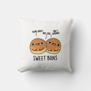 Sweet Buns Funny Baking Puff Kissen