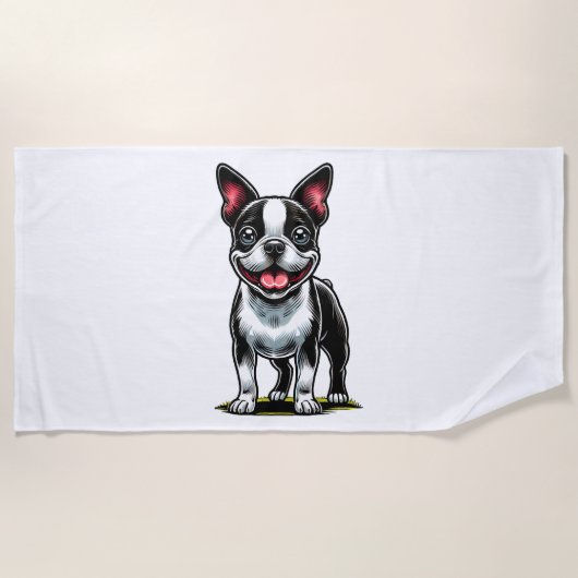 Sweet Bustie Dog Strandtuch (Vorderseite)