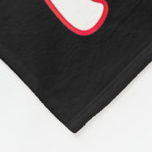 Sweet But Twisted Candy Cane Funny Christmas Fleecedecke (Ecke)