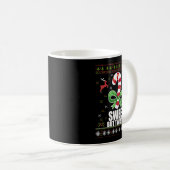 Sweet But Twisted Funny Candy Cane Ugly Christmas  Kaffeetasse (VorderseiteRechts)