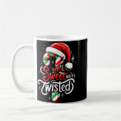 Sweet But Twisted Funny Christmas Candy Cane Xmas  Kaffeetasse (Links)