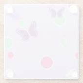 sweet butterflies and polka dots glasuntersetzer (Rückseite)
