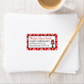 Sweet Cake Address Label Red Adressaufkleber (Insitu)