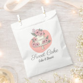 Sweet Cake Bakery Cake & Dessert Logo Geschenktütchen (Ausgeschnitten)