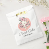 Sweet Cake Bakery Cake & Dessert Logo Geschenktütchen (Versiegelt)