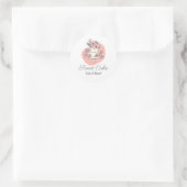Sweet Cake Bakery Cake & Dessert Logo Runder Aufkleber (Tasche)