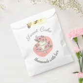 Sweet Cake Bakery Logo Paper Bags Geschenktütchen (Versiegelt)