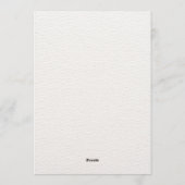 Sweet Cake Birthday Girl Party Einladung (Rückseite)