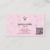 Sweet Cake Business | Cake Shop Pink Visitenkarte (Vorderseite)