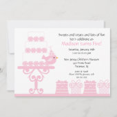 Sweet Cake zum Geburtstag Einladung (Vorderseite)