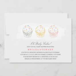 Sweet Cakes Baby Dusche laden Einladung