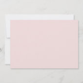 Sweet Calligraphy Foto Geburtserklärung Einladung (Rückseite)