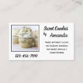 Sweet Candies per Visitenkarte (Rückseite)