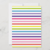 Sweet Candy Baby Dusche Einladung (Rückseite)