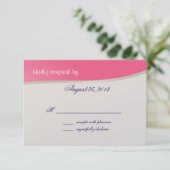 Sweet Candy Bat Mitzvah Response Card RSVP Karte (Stehend Vorderseite)