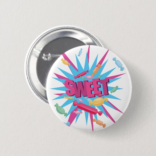 Sweet Candy Button (Vorne & Hinten)