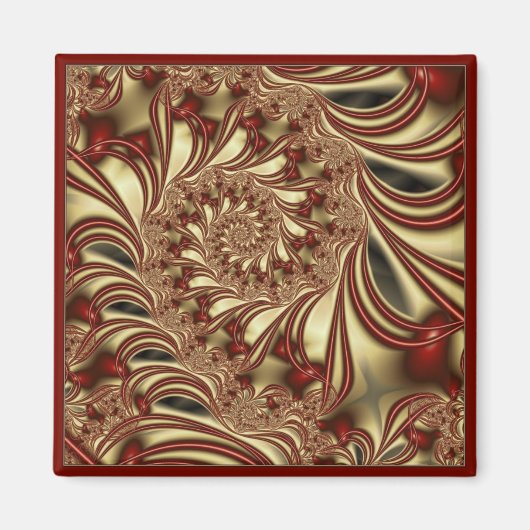 Sweet Candy Cane Christmas Magnet (Vorne)
