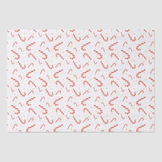 Sweet Candy Cane Christmas Seidenpapier (Vorderseite)
