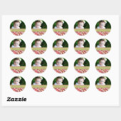 Sweet Candy Daisies Girl Birthday Foto Sticker (Blatt)