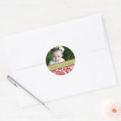 Sweet Candy Daisies Girl Birthday Foto Sticker (Umschlag)