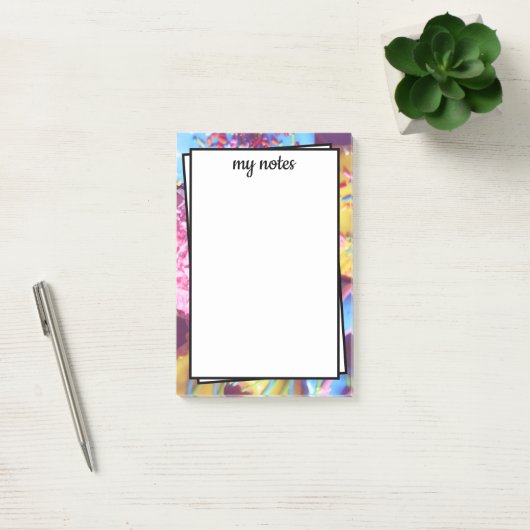 Sweet Candy farbenfroher Hintergrund Post-it Klebezettel (Büro)