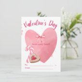Sweet Candy Friend Happy Valentine's Day (Stehend Vorderseite)