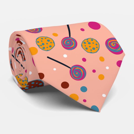 Sweet Candy Fun Krawatte (Gerollt)