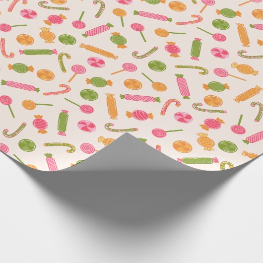 Sweet Candy Geschenkpapier (Ecke)
