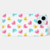 Sweet Candy Hearts Valentinstag Case-Mate iPhone Hülle (Rückseite (Horizontal))