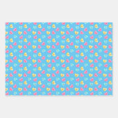 Sweet Candy Hearts Valentinstag Geschenkpapier Set (Vorderseite 2)