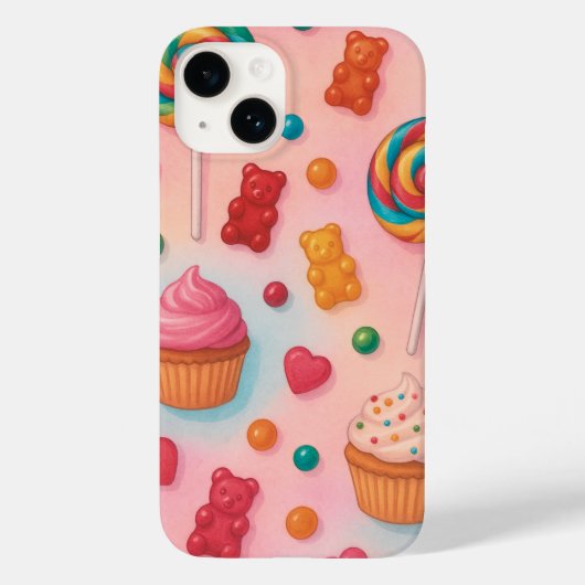 Sweet Candy Land Phone Case - Niedlich Pastel Cand (Rückseite)