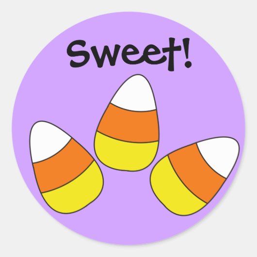 Sweet Candy Mais Halloween Sticker (Vorderseite)