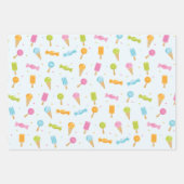 Sweet Candy Muster Geschenkpapier Set (Vorderseite 3)