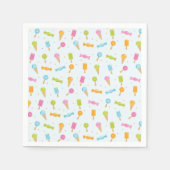 Sweet Candy Pattern Napkins Serviette (Vorderseite)