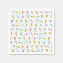 Sweet Candy Pattern Napkins