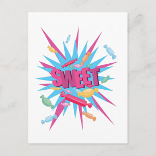 Sweet Candy Postkarte