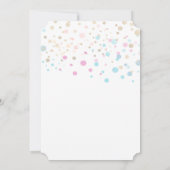 Sweet Candy Shop Kinderdusche Einladung (Rückseite)