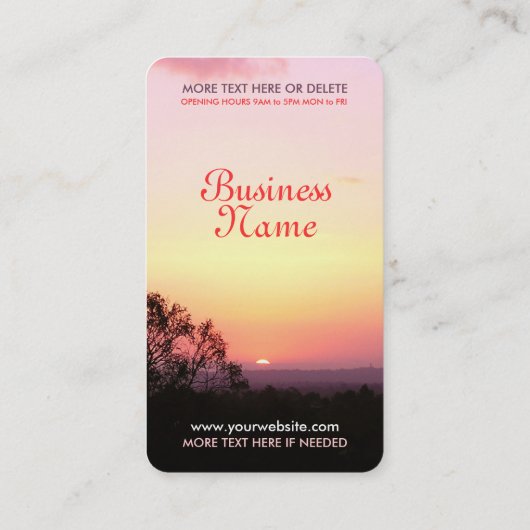 Sweet Candy Skies Business Cards Visitenkarte (Rückseite)