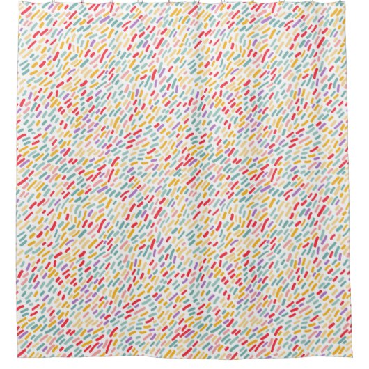 Sweet Candy Sprinkle Muster Duschvorhang (Vorderseite)