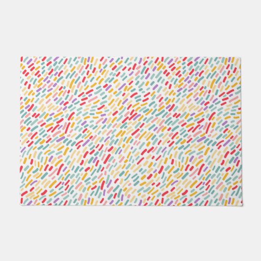 Sweet Candy Sprinkle Muster Fußmatte (Vorderseite)